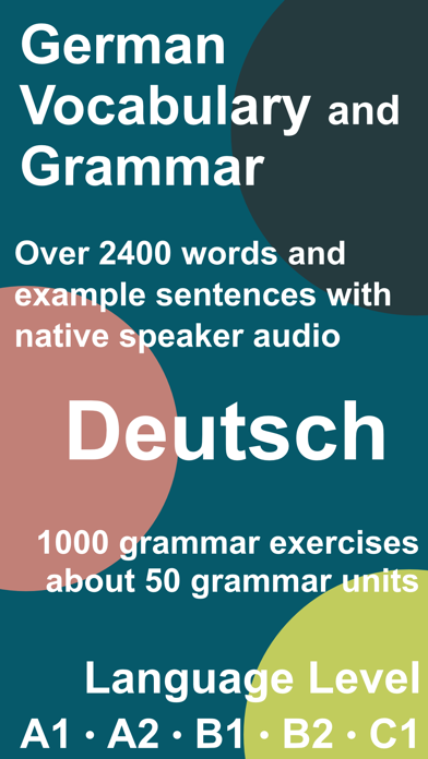 How to cancel & delete German Vocabulary - Deutsch Wortschatz from iphone & ipad 1