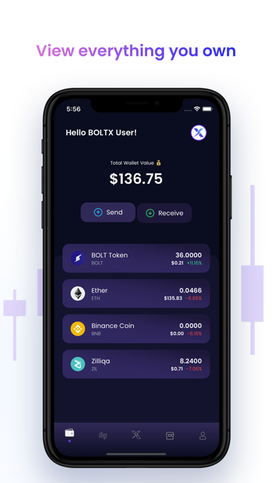 BoltX: NFT & Crypto Wallet screenshot 3