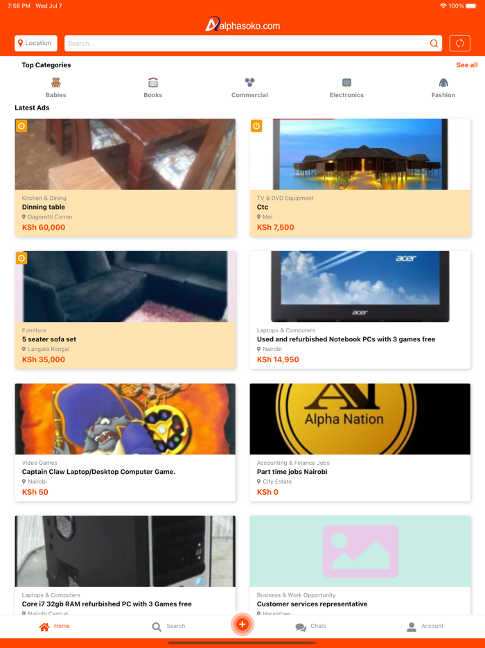 Alpha Soko Classisifieds