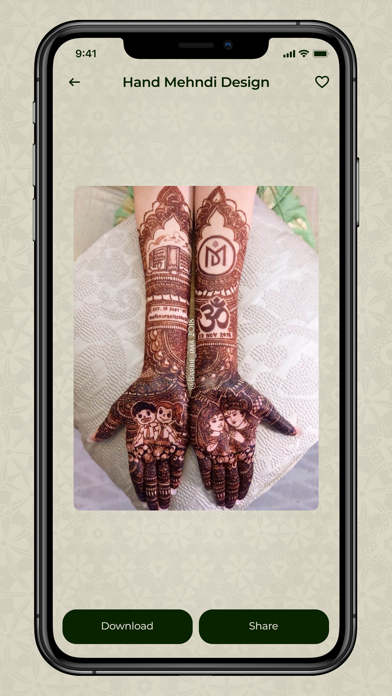 How to cancel & delete Hand Mehndi Design from iphone & ipad 2
