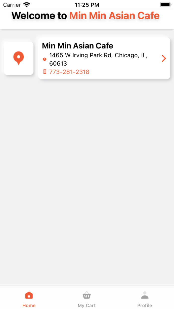 Min Min Asian Cafe