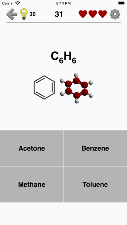 Chemical Substances: Chem-Quiz