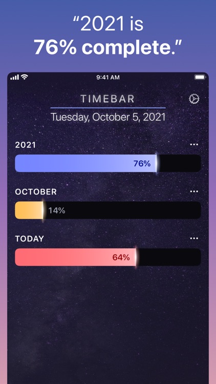 Timebar: Passage of Time