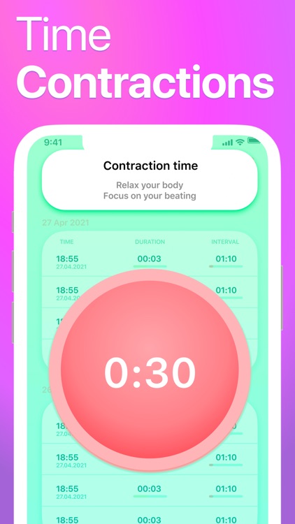 Contraction Timer &  Counter +