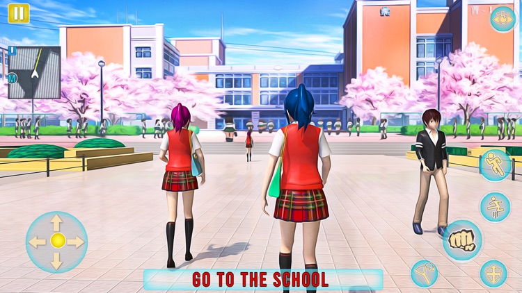 Anime Girl Yandere School Life screenshot-5