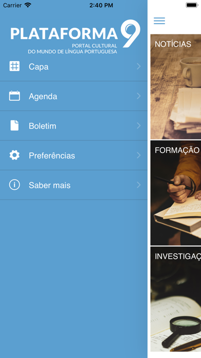 Screenshot #1 pour Plataforma9
