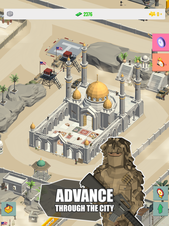Idle Warzone 3d: Military Game screenshot 4