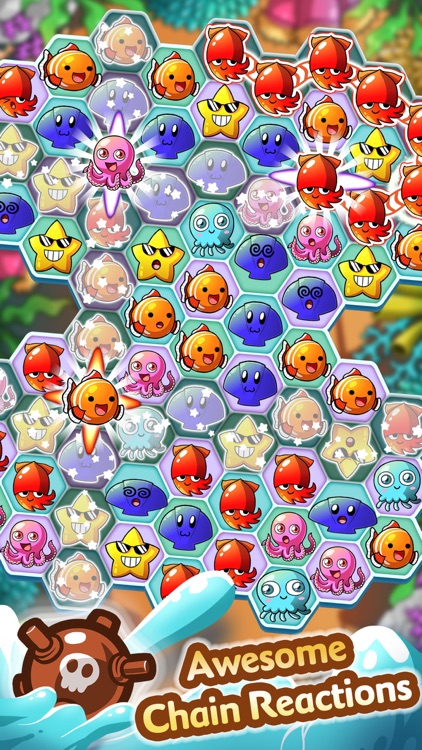 Ocean Blast Match 3 Game screenshot-3