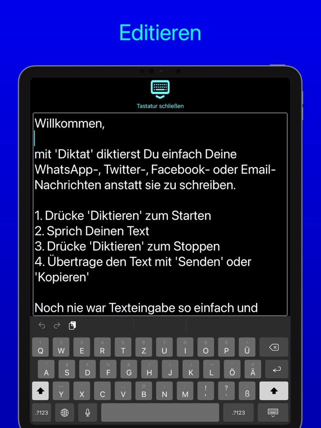 Diktat Sprache Zu Text Im App Store