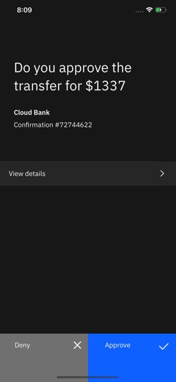 IBM Security Verify app screenshot