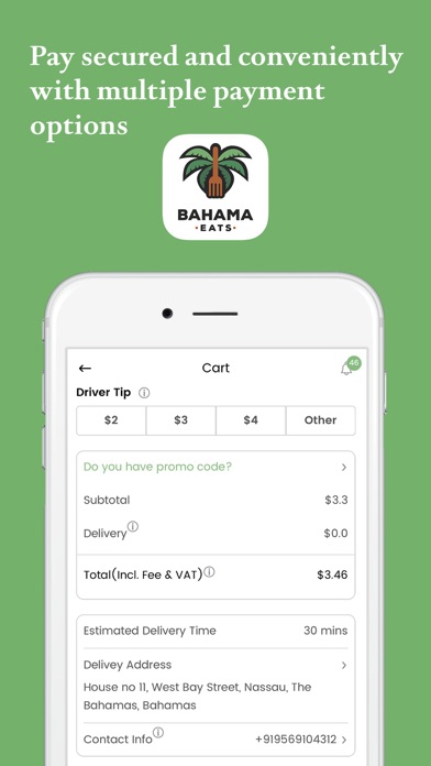 How to cancel & delete Bahama Eats: Food Delivery from iphone & ipad 2