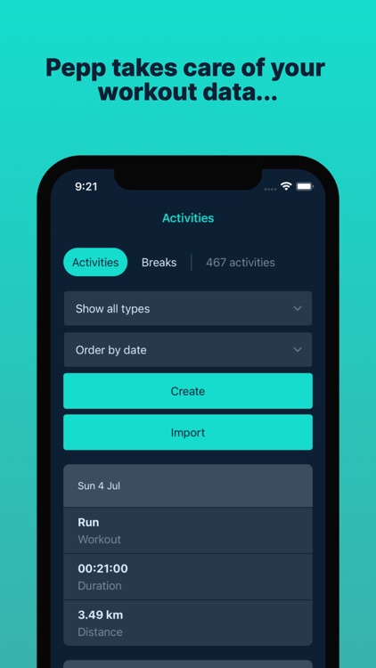 Pepp - Workout Tracker