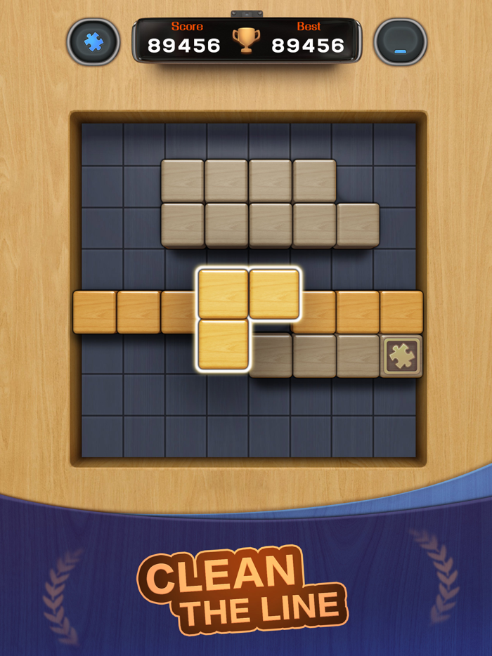 Jigsaw Woods 3D Block