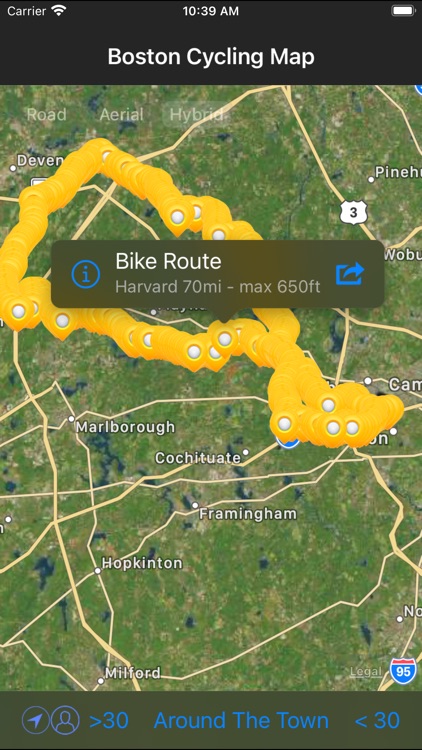 Boston Cycling Map