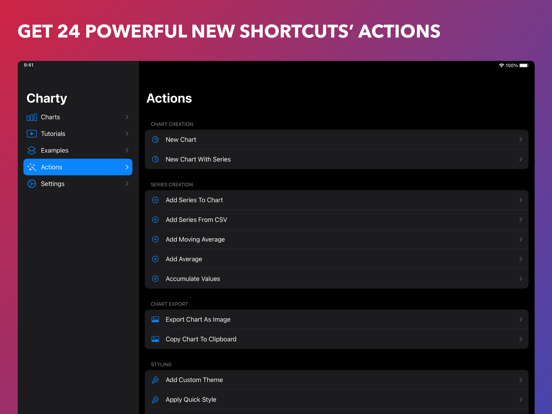 Charty for Shortcuts screenshot 4