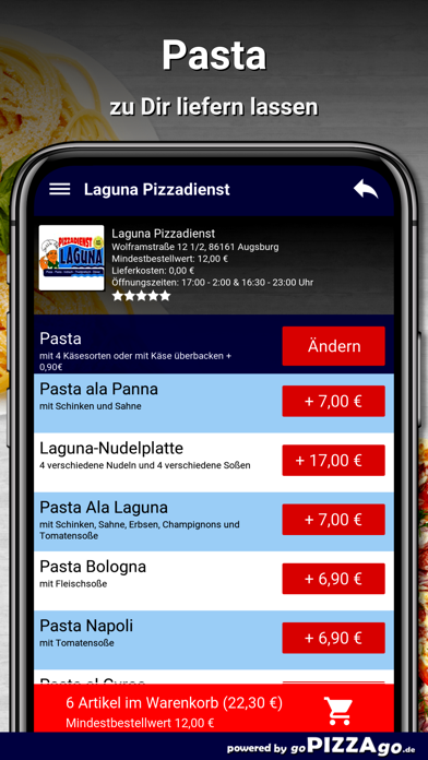 Laguna Pizzadienst Augsburg screenshot 5