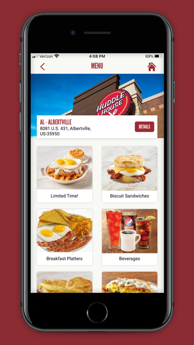 How to cancel & delete Huddle House App from iphone & ipad 4