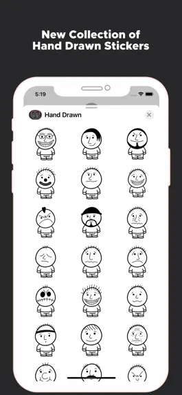 Game screenshot Hand Drawn Character Stickers apk