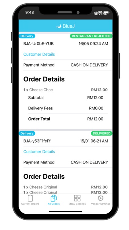 BlueJ Vendor App screenshot-3