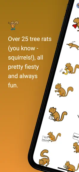 Game screenshot Happy Squirrels Stickers mod apk
