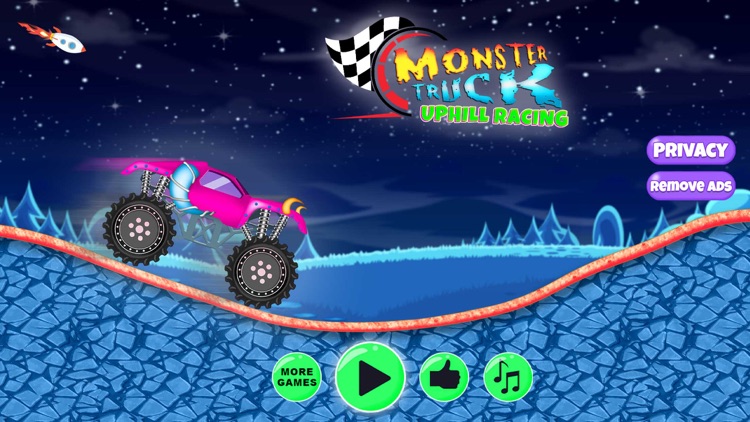 Monster Truck Up Hill Racing