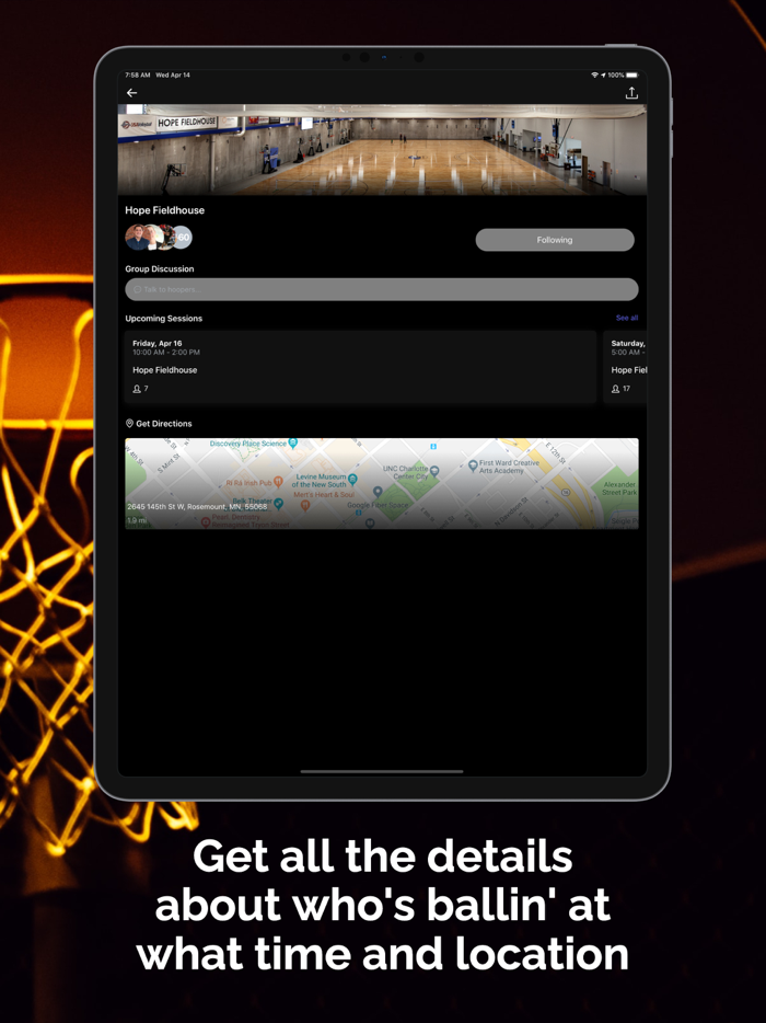 HoopSpots Pickup Basketball