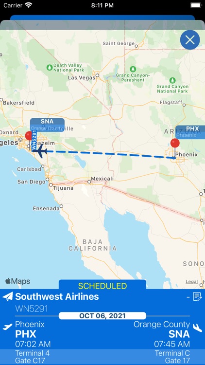 John Wayne Airport SNA + Radar