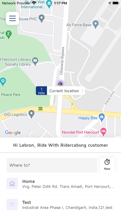 Ridercabsng customer