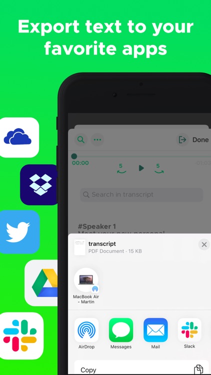 Transcribe Voice Notes to Text