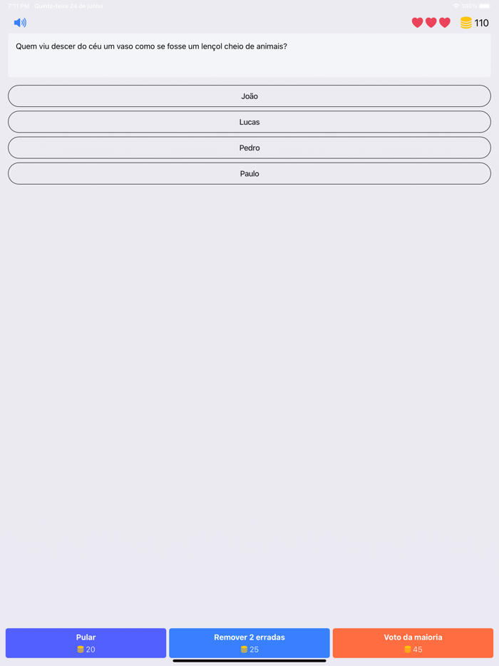 Quiz Bíblico Bom de Bíblia