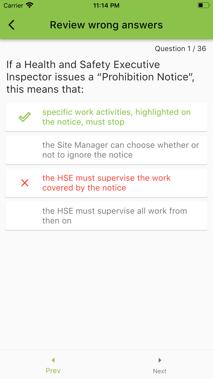 ECS Health  Safety Assessment