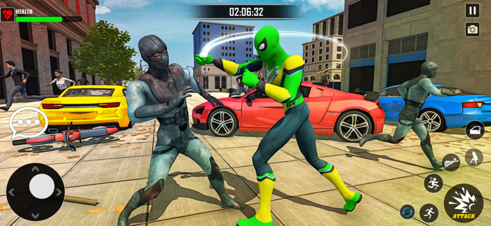 Ninja Spider Boy City Hero