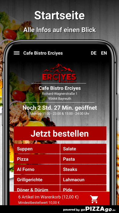 Cafe Bistro Erciyes Bayreuth screenshot 2