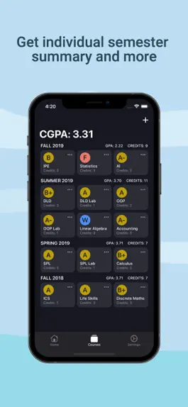 Game screenshot CGPA Calculator & Tracker apk