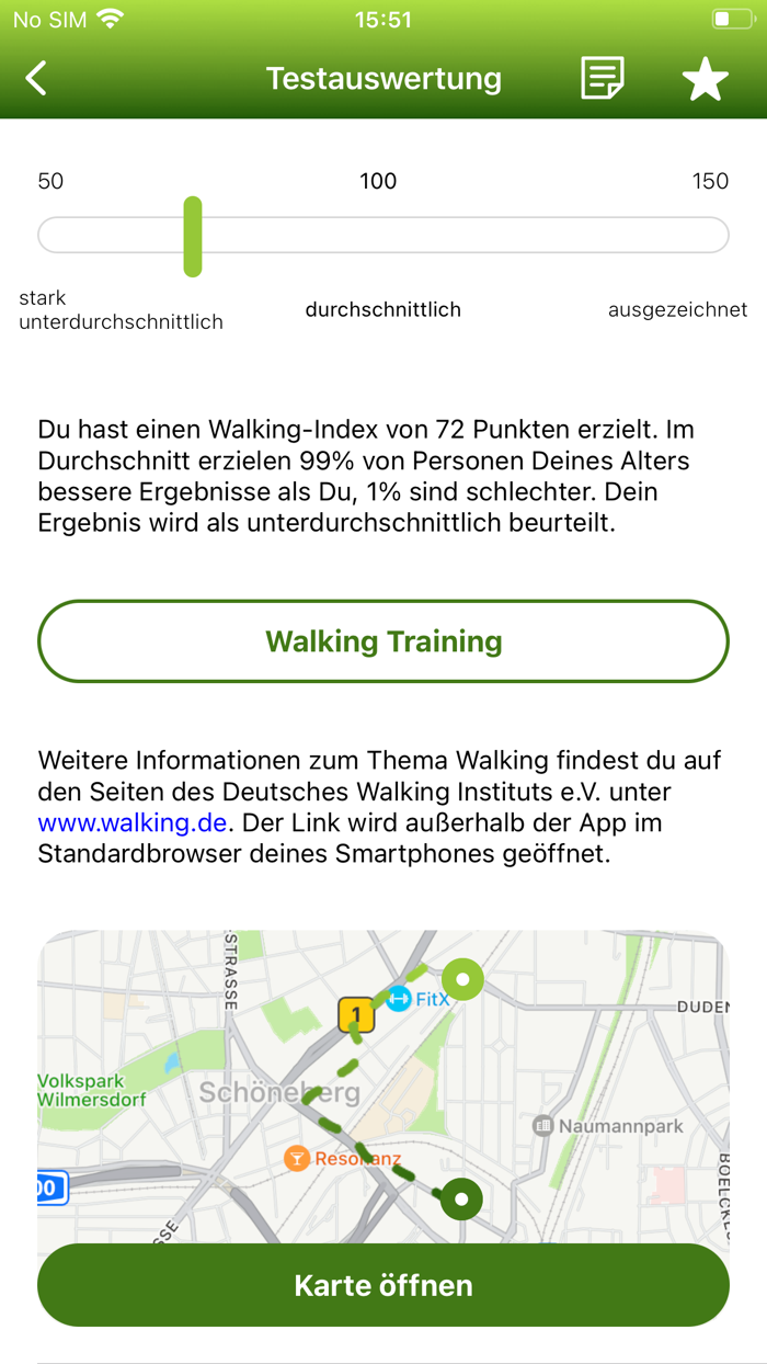 Apotheken Umschau Walking Test