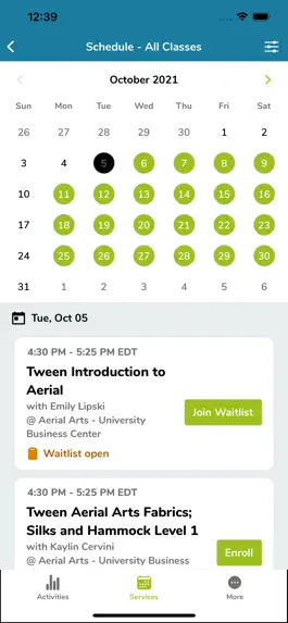 Game screenshot Aerial Arts Rochester apk