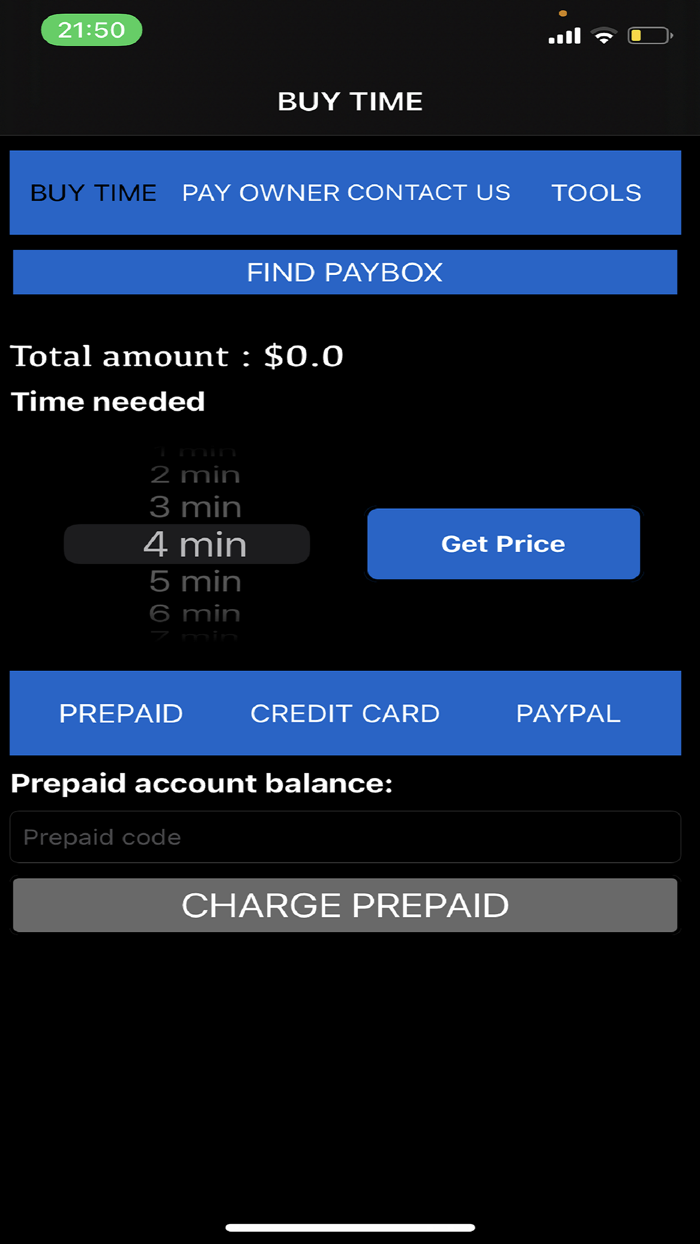 Pay Box Timer