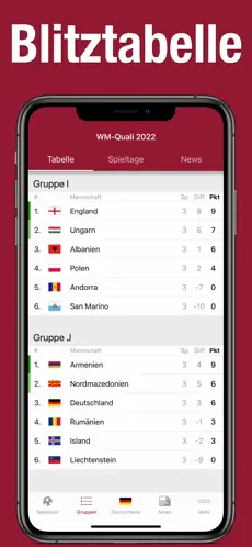 Screenshot 5 WM 2022 Spielplan Live TV.de iphone