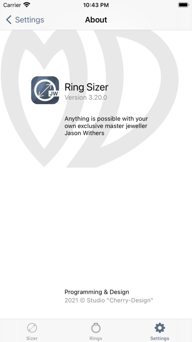 Ring Sizer by Jason Withers ©