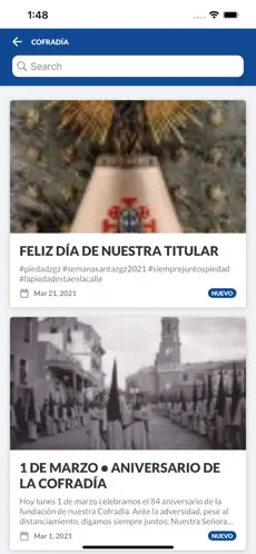 Captura 4 Cofradía La Piedad Zaragoza iphone