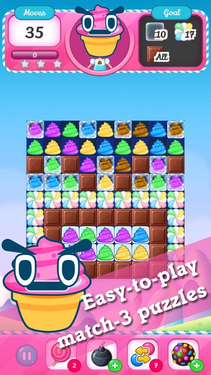 IceCream Candy Match-3 Puzzle