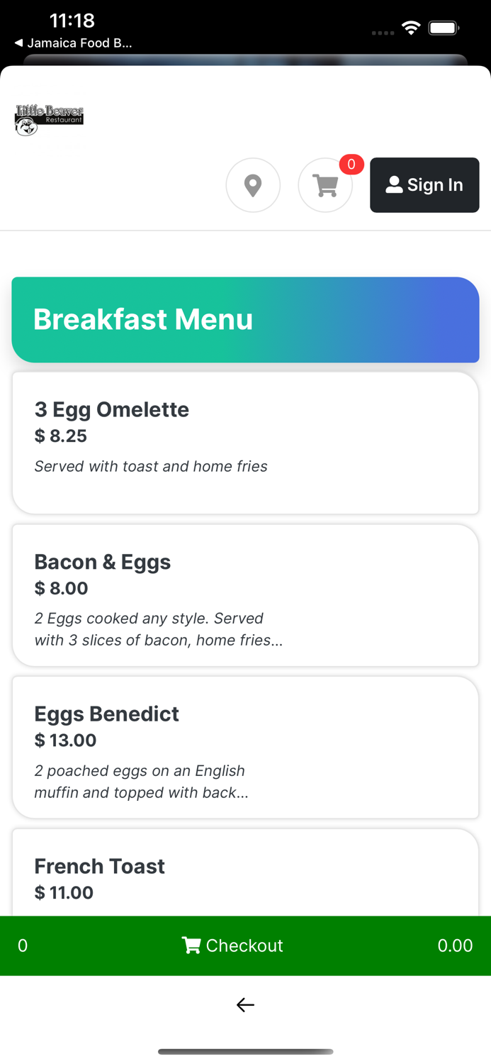 Little Beaver Restaurant