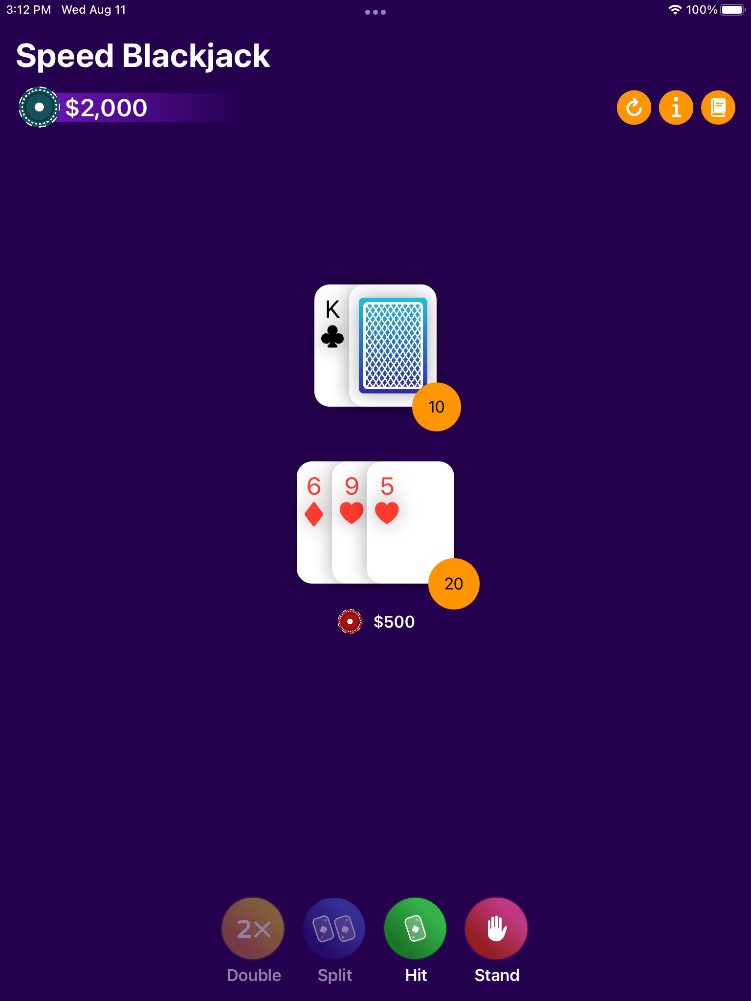 Speed Blackjack screenshot 3