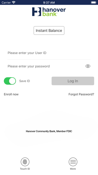 Hanover Bank Mobile screenshot 2