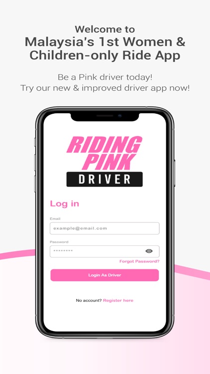 Riding Pink Driver