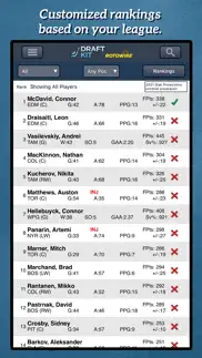 fantasy hockey draft kit '21 iphone screenshot 1
