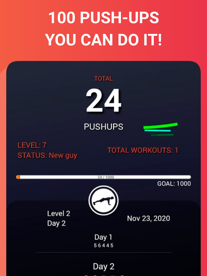 100 Pushups BeStronger 2021