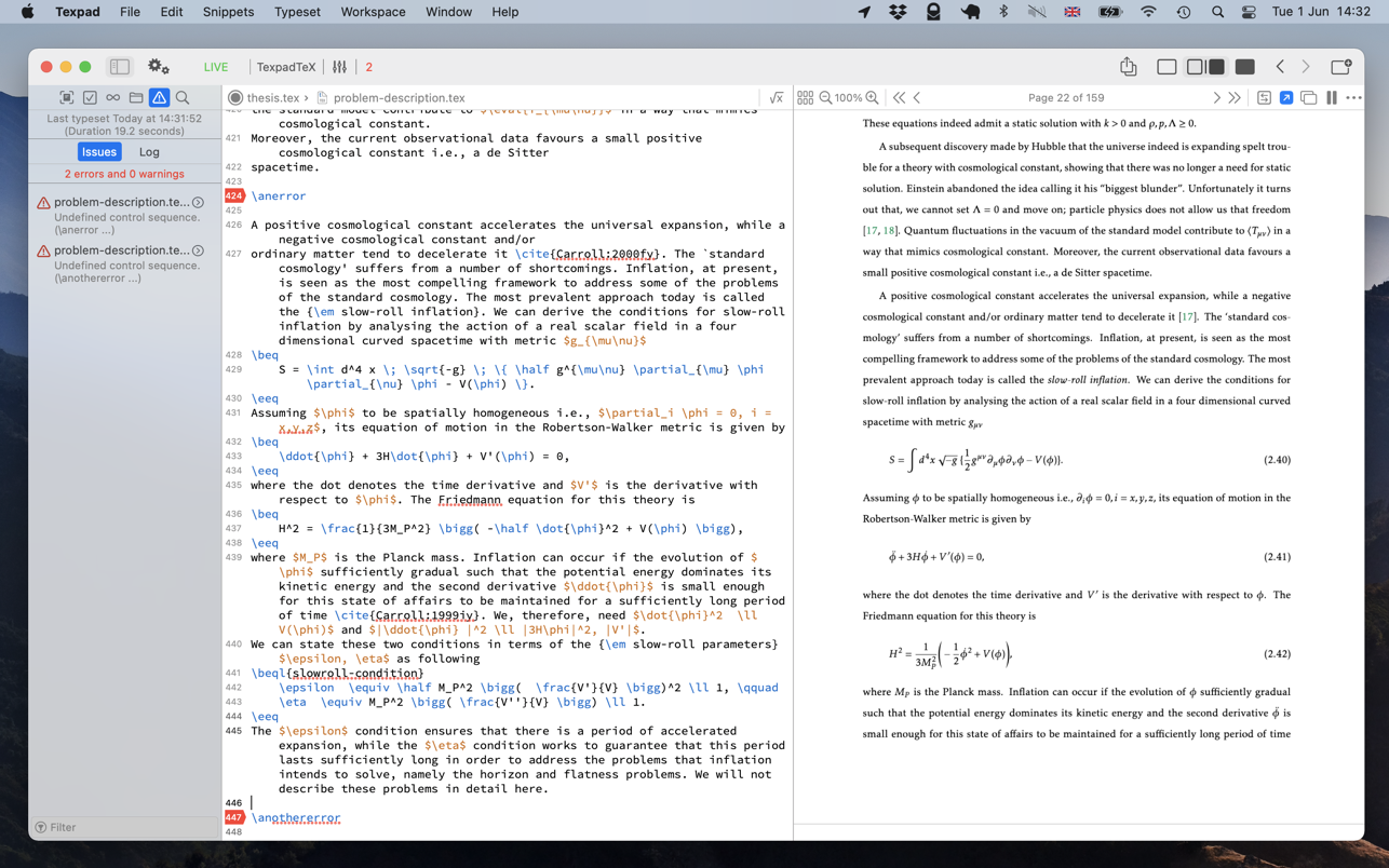 Texpad 1.9.6 Mac 破解版 Mac上专业的LaTeX编辑器