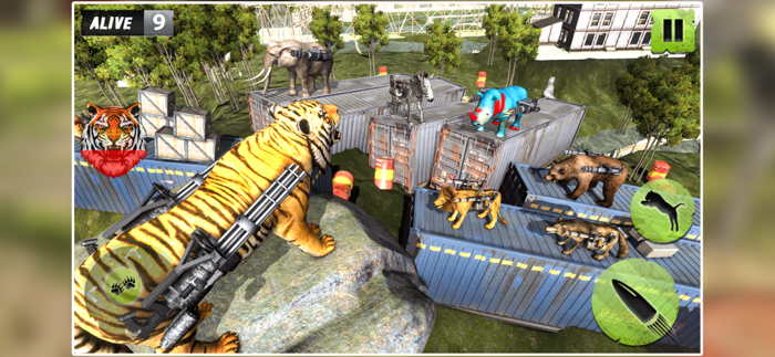 Tiger Rampage Survival Shooter