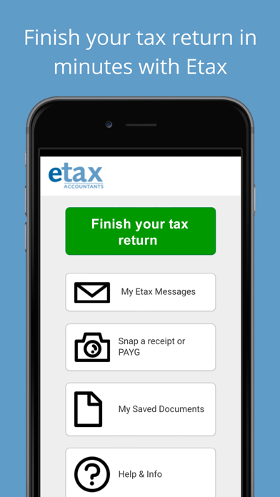 How to cancel & delete Etax Mobile App from iphone & ipad 1